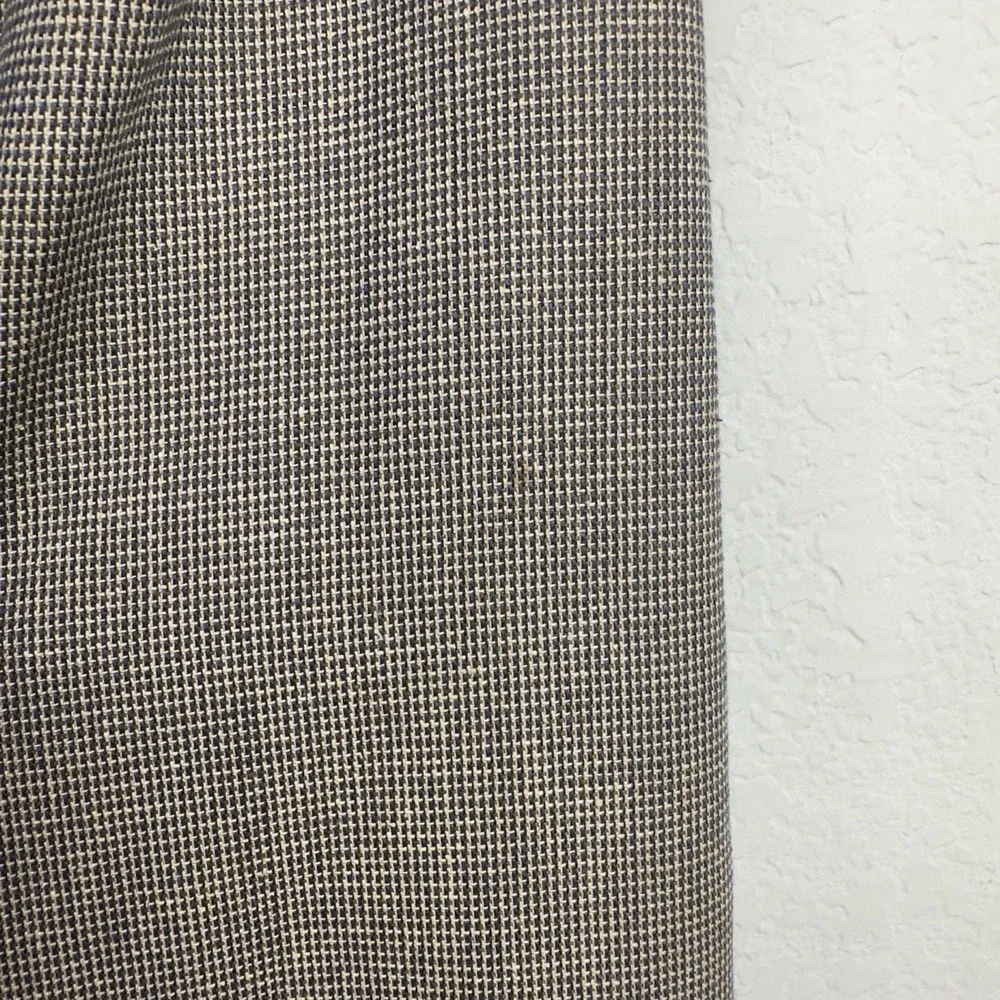 Canali Proposta Blazer Men 48R Brown Silk Wool Plaid 2 Button Career Suit Jacket